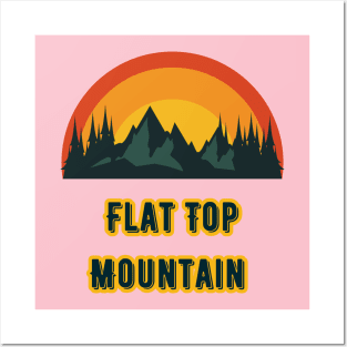 Flat Top Mountain Posters and Art